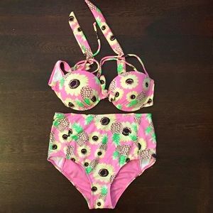 Sunflower High Waisted Bikini